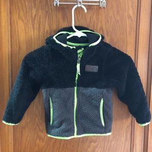 3T The North Face fuzzy jacket